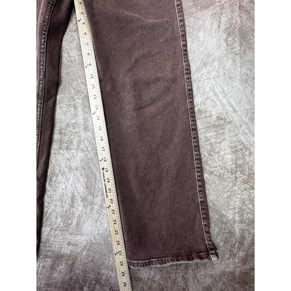 Women's Hollister Ultra High-Rise Dad Jean Vintage Stretch RN75654 Brown Size 3S - Picture 2 of 9